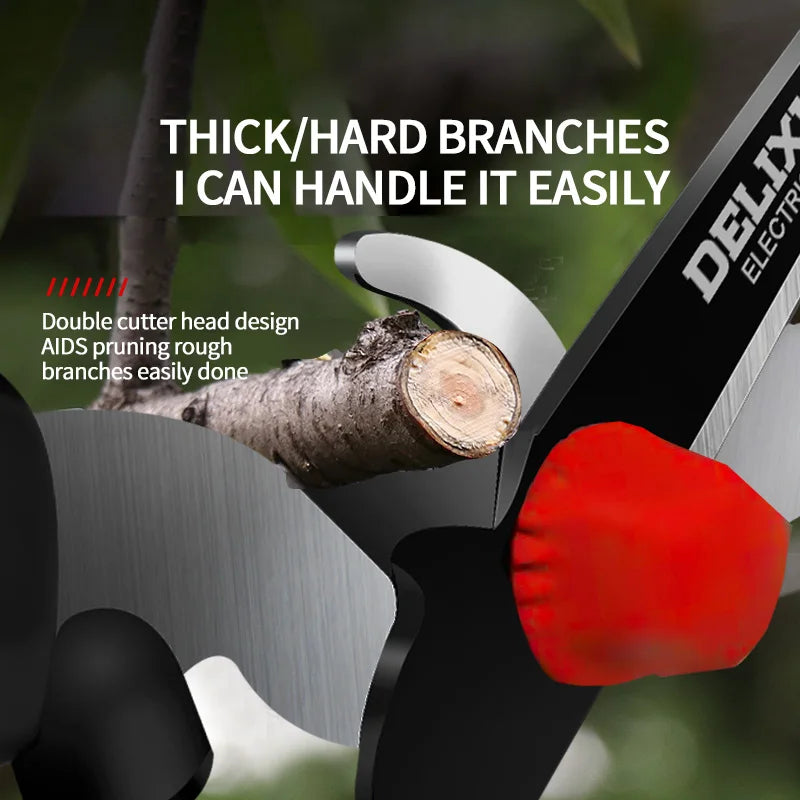 DELIXI ELECTRIC Hedge Clippers & Shears Made With Shock-Absorbing Bumpers And Comfort Grips, Garden Hedge Shears