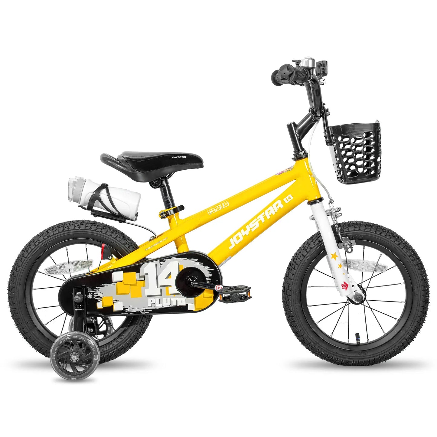 JOYSTAR 12 14 16 18 20 Kids Bike With Light Up Training Wheels For Ages 3 To 12
