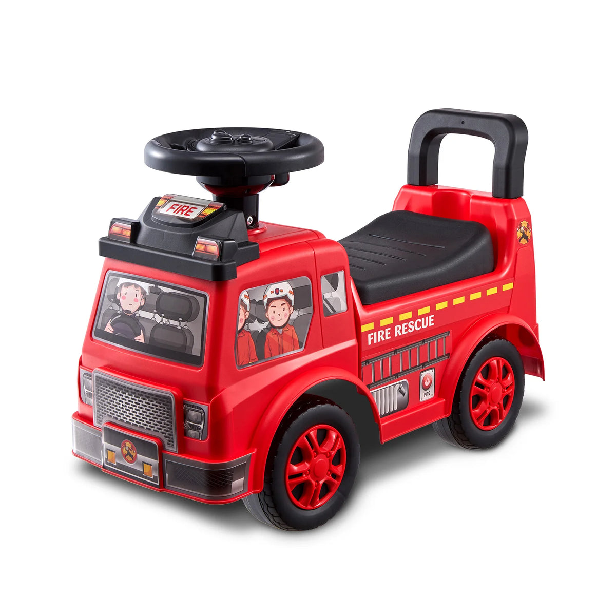 SucceBuy Kids Ride On Car With Music Steering And Seat Storage
