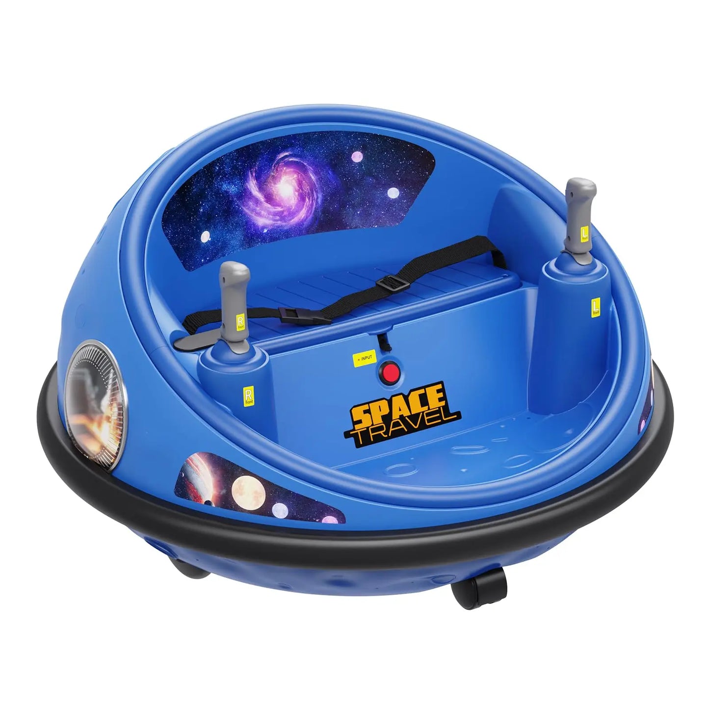 360 Degree Spin Kids Electric Bumper Car With Remote LED Lights Indoor Outdoor