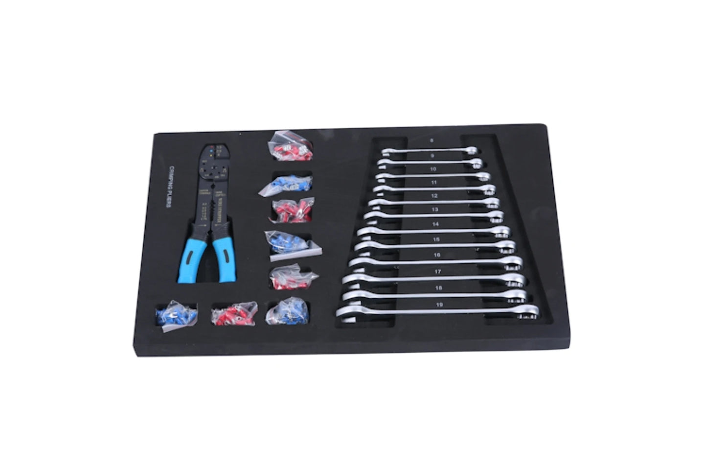 24.4 Inch Tool Cabinet Four Drawer Rolling Tool Chest With Key Lock Wheels Blue