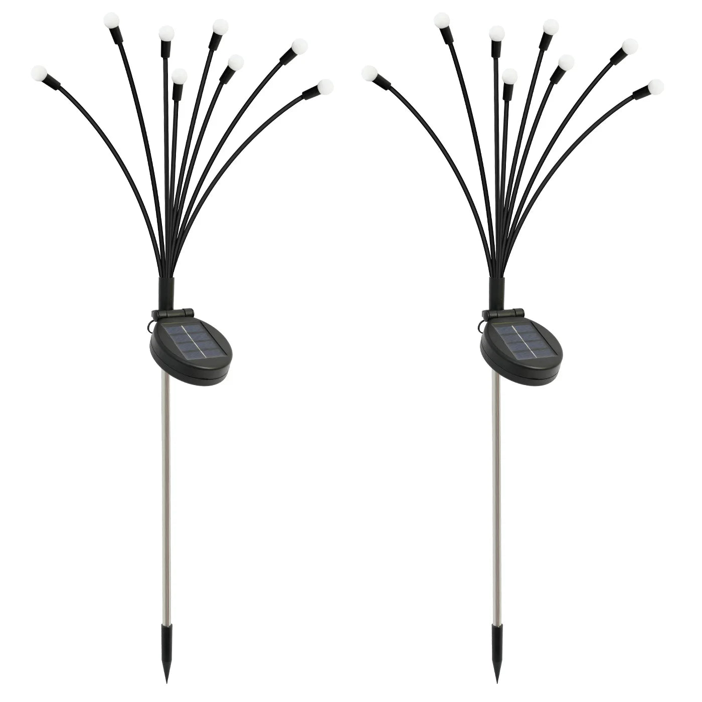 8 Head Solar Firefly Lights LED Outdoor Decorative Garden Waterproof Pathway