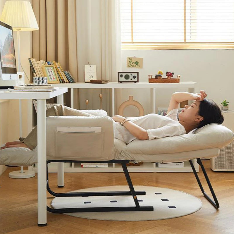 Sofa Chair Recliner With Large Seat Cushions And Adjustable Backrest For Bedroom