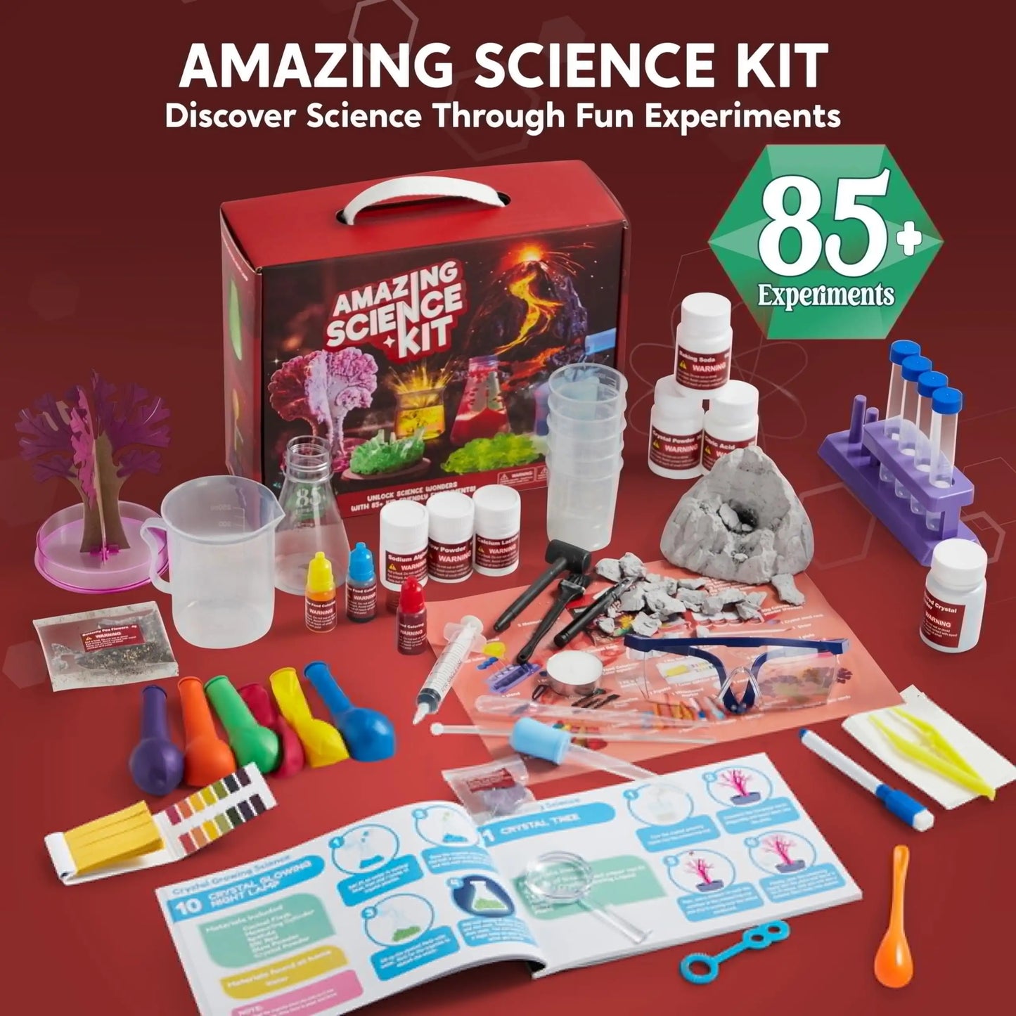 Joyfy 85 Plus STEM Science Kits for Kids Age 6 to 12 Educational Experiments