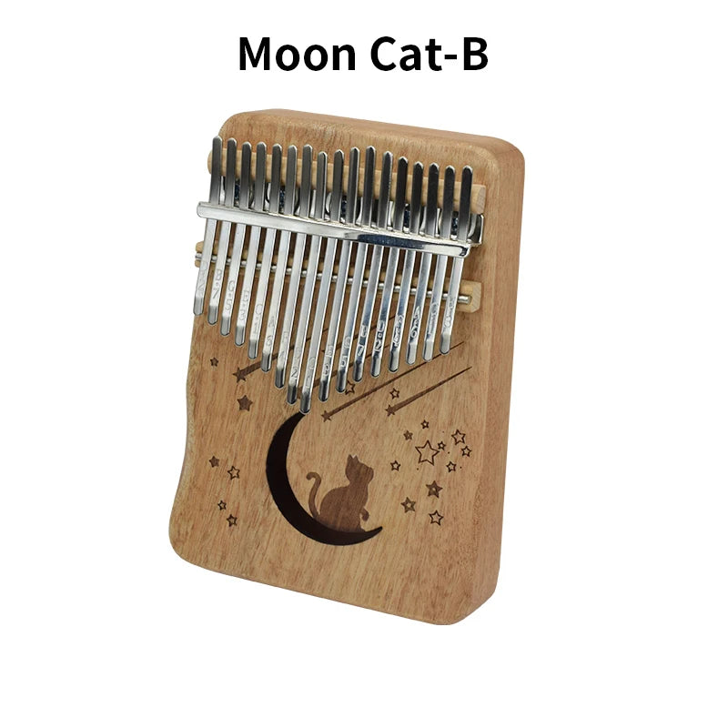 Portable Wooden Kalimba Thumb Piano African Finger Instrument Handmade Music Equipment for Beginners And Experts