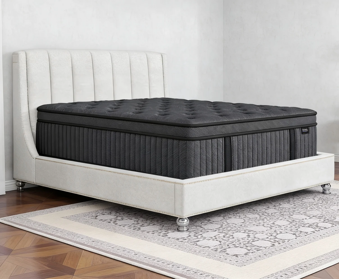 Madevos 10 Inch Hybrid Mattress In A Box Full Size Medium Firm Memory Foam Pocket Springs