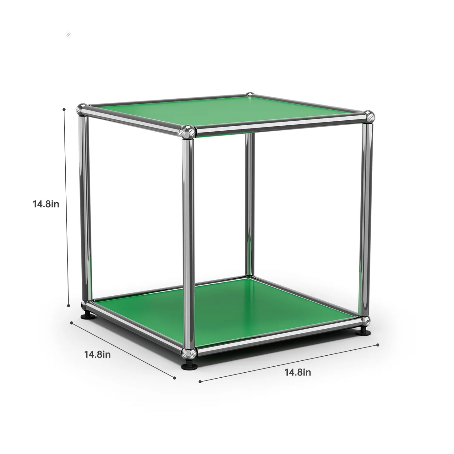 Modern Stainless Steel Storage Cabinet TV Stand Multi Shelf Organizer For Home