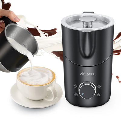 Milk Frother And Steamer 8 In 1 Electric Frother For Coffee 400ml Detachable