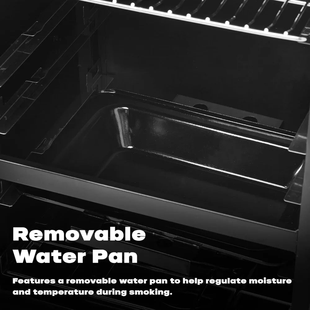 Propane Smoker With Cover Vertical Gas Grill Temp Control