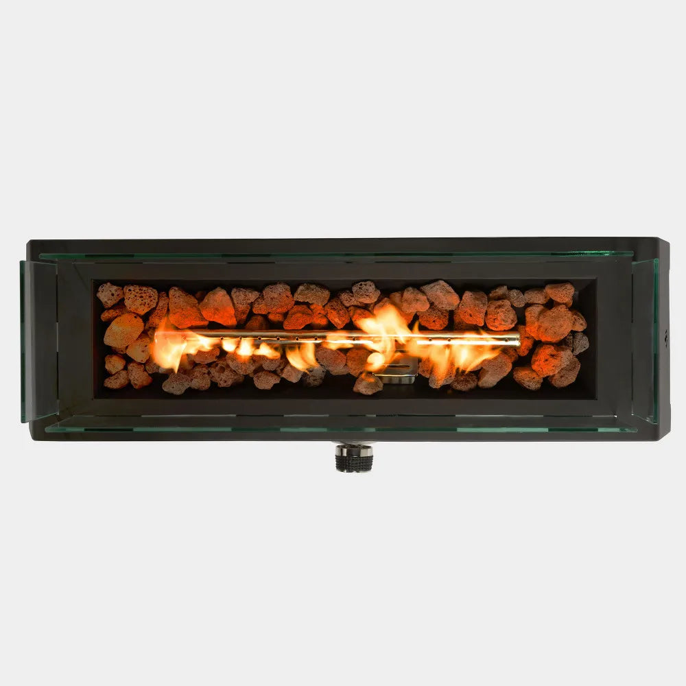 28 Inch Tabletop Propane Fire Pit With Quick Connect Joint