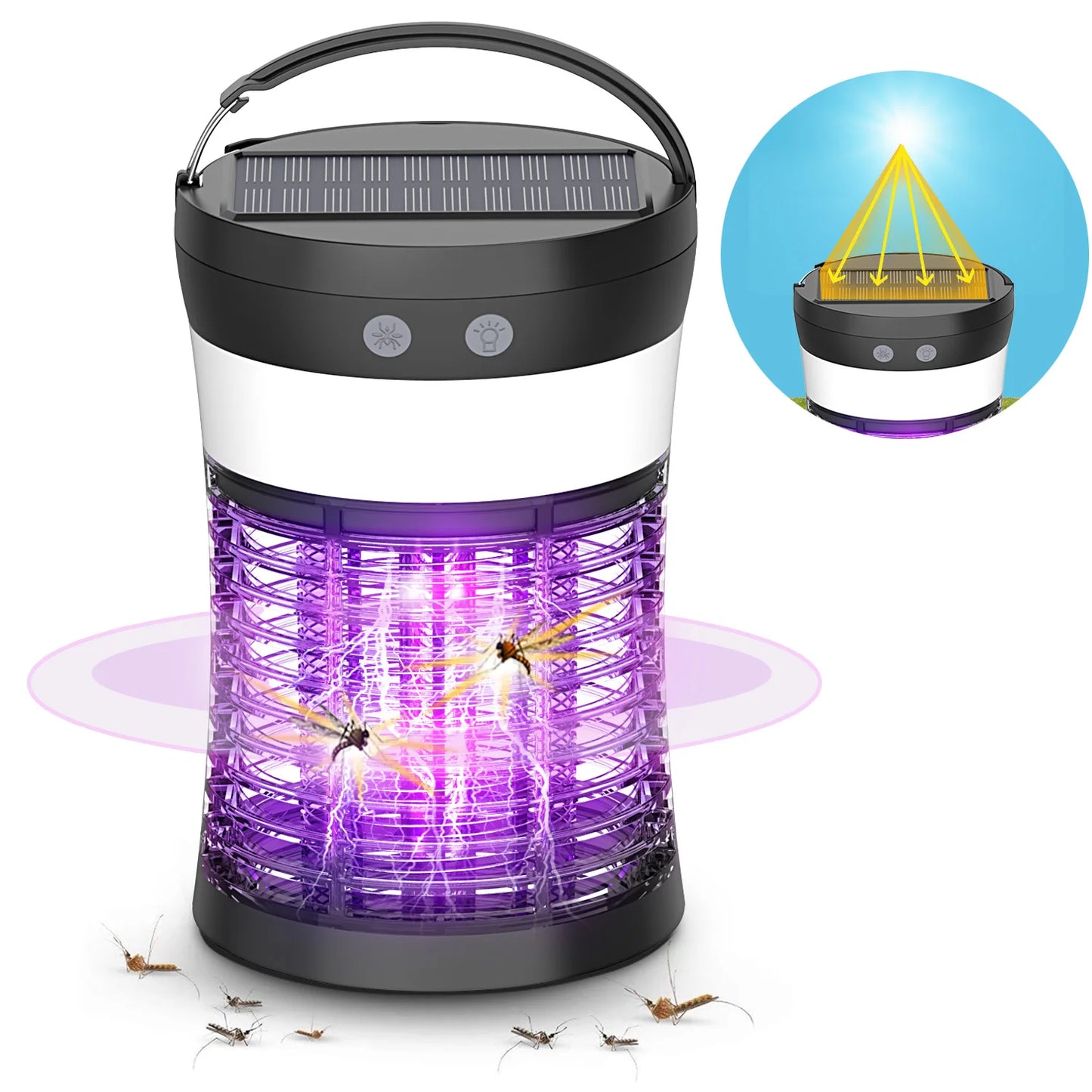 Bug Zapper 3000V Rechargeable Indoor Outdoor Mosquito Killer