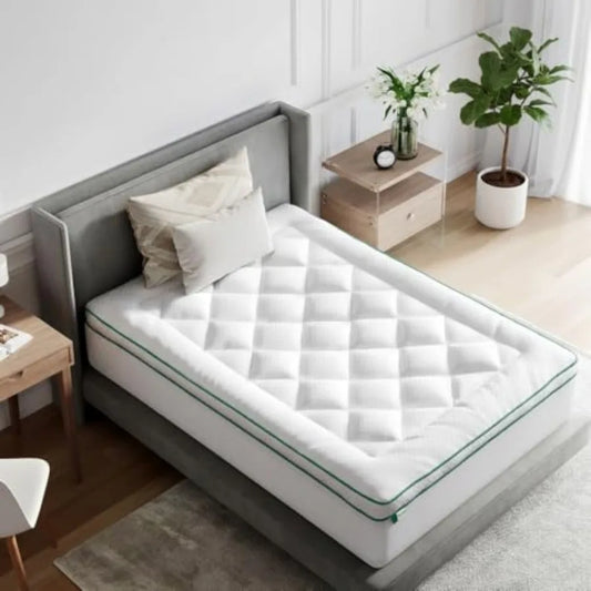 Novilla CL Extra Thick Pillow Top Mattress Topper With Down Alternative Fill