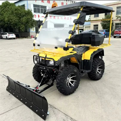 Ride-on Snowplow High-quality Rotary Snowplow, Multi-purpose Road Cleaning Equipment Snowplow