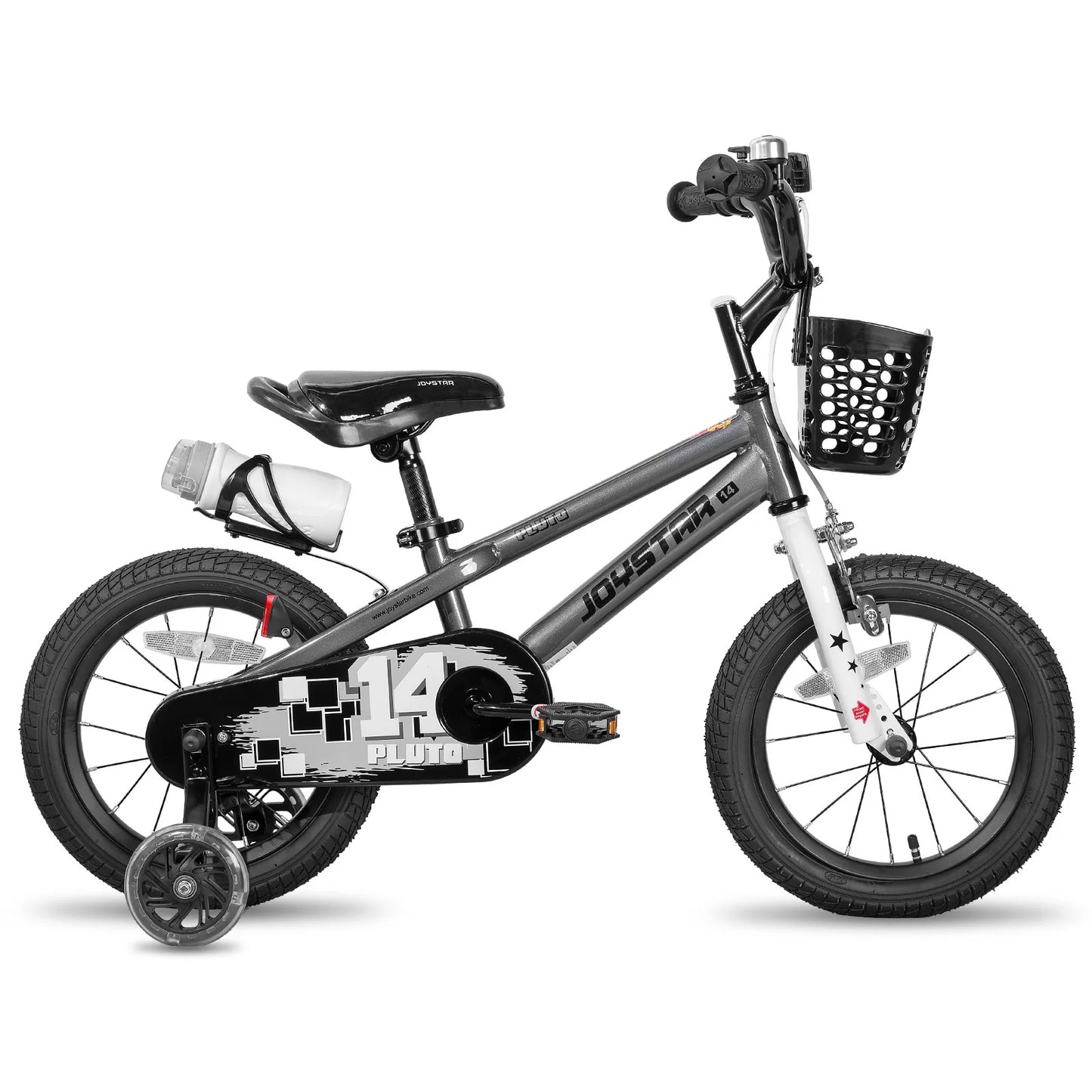 JOYSTAR 12 14 16 18 20 Kids Bike With Light Up Training Wheels For Ages 3 To 12