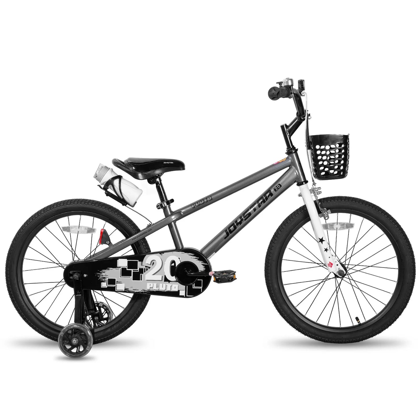 JOYSTAR 12 14 16 18 20 Kids Bike With Light Up Training Wheels For Ages 3 To 12