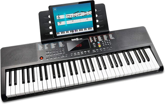 61 Key Keyboard Piano With LED Display And Keynote Stickers For Beginners
