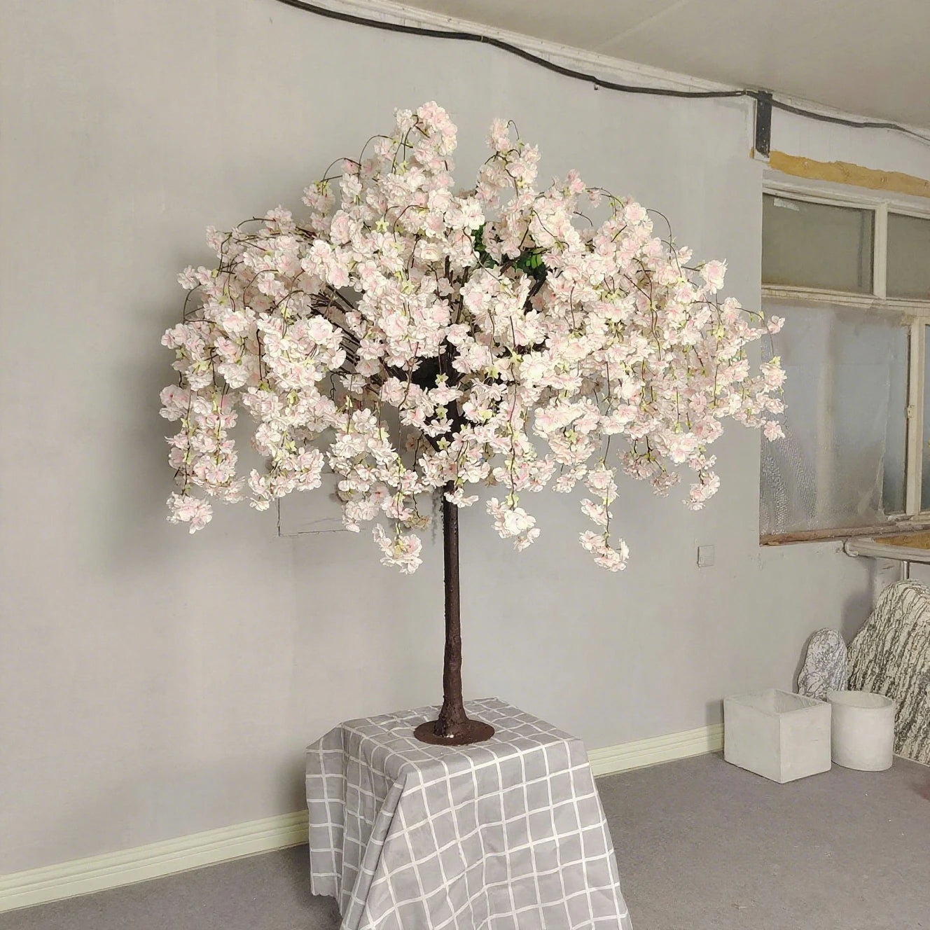 Silk Cherry Blossom Tree Floor Decoration for Weddings