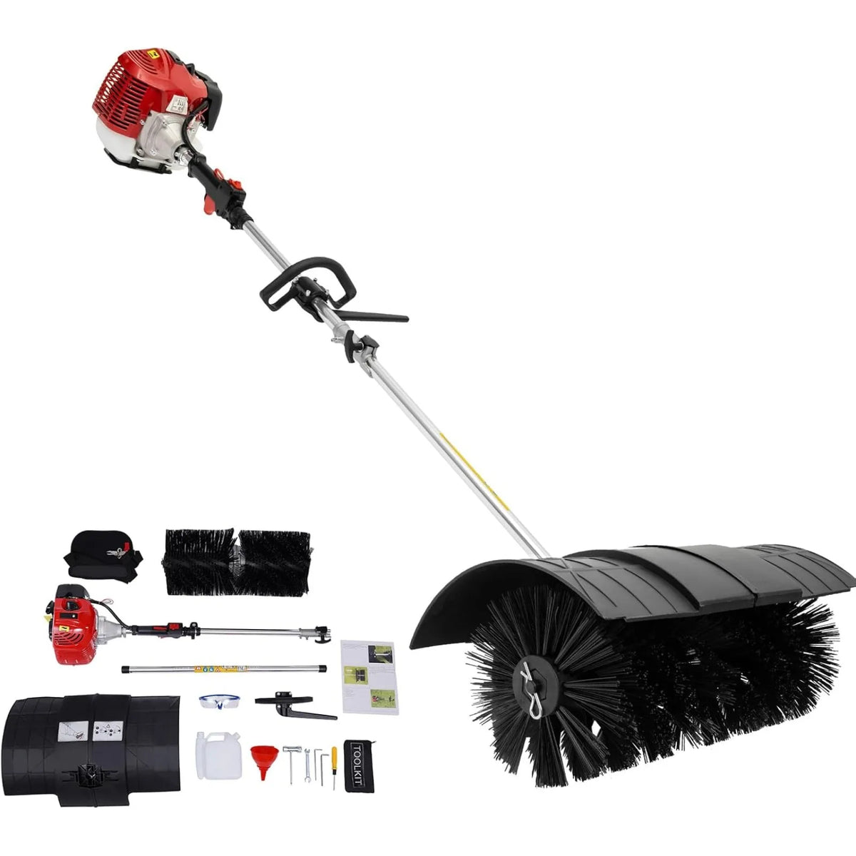 52CC Gas Powered Handheld Leaf Sweeper Outdoor Yard Lawn Broom