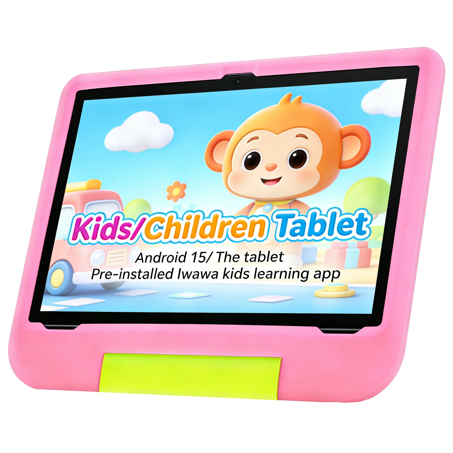 Kids Tablet 10 Inch IPS Android 15 8GB 64GB With Parental Control WiFi 6