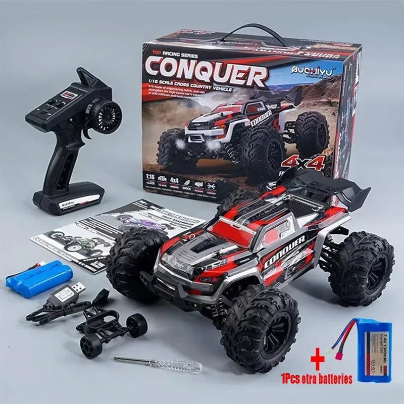WLtoys One Sixteen Scale RC Car 50kmh High Speed 4WD Off Road Monster Truck