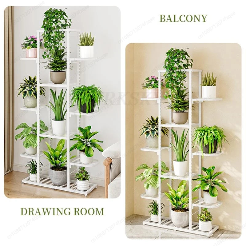 Indoor Plant Stand 5 Tier And 7 Tier Flower Rack Pot Shelf Storage Organizer