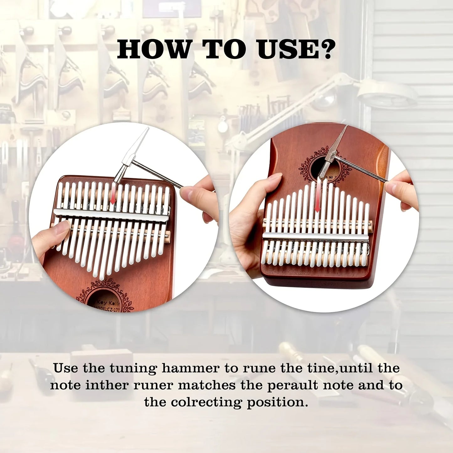Portable Wooden Kalimba Thumb Piano African Finger Instrument Handmade Music Equipment for Beginners And Experts