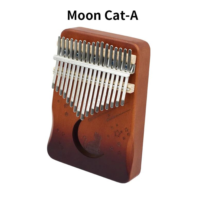 Portable Wooden Kalimba Thumb Piano African Finger Instrument Handmade Music Equipment for Beginners And Experts