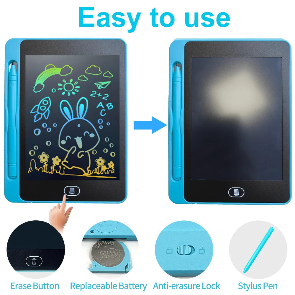 24 Pack 6.5 Inch LCD Writing Boards For Kids Handwriting Practice Graffiti Board