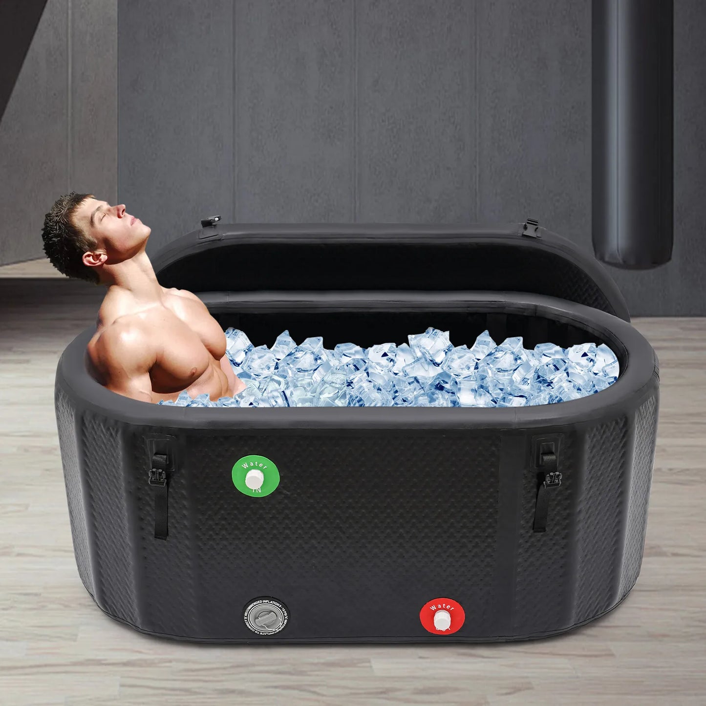 Professional Collapsible Ice Bath Tub XL Athlete Recovery