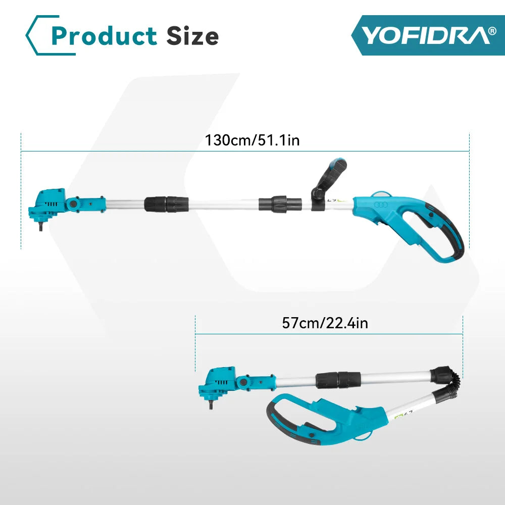 Yofidra 1500W Electric Lawn Mower Makita Battery Cutter