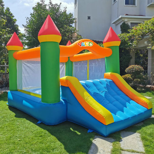 Yard Inflatable Bounce House With Slide For Kids 5 To 12