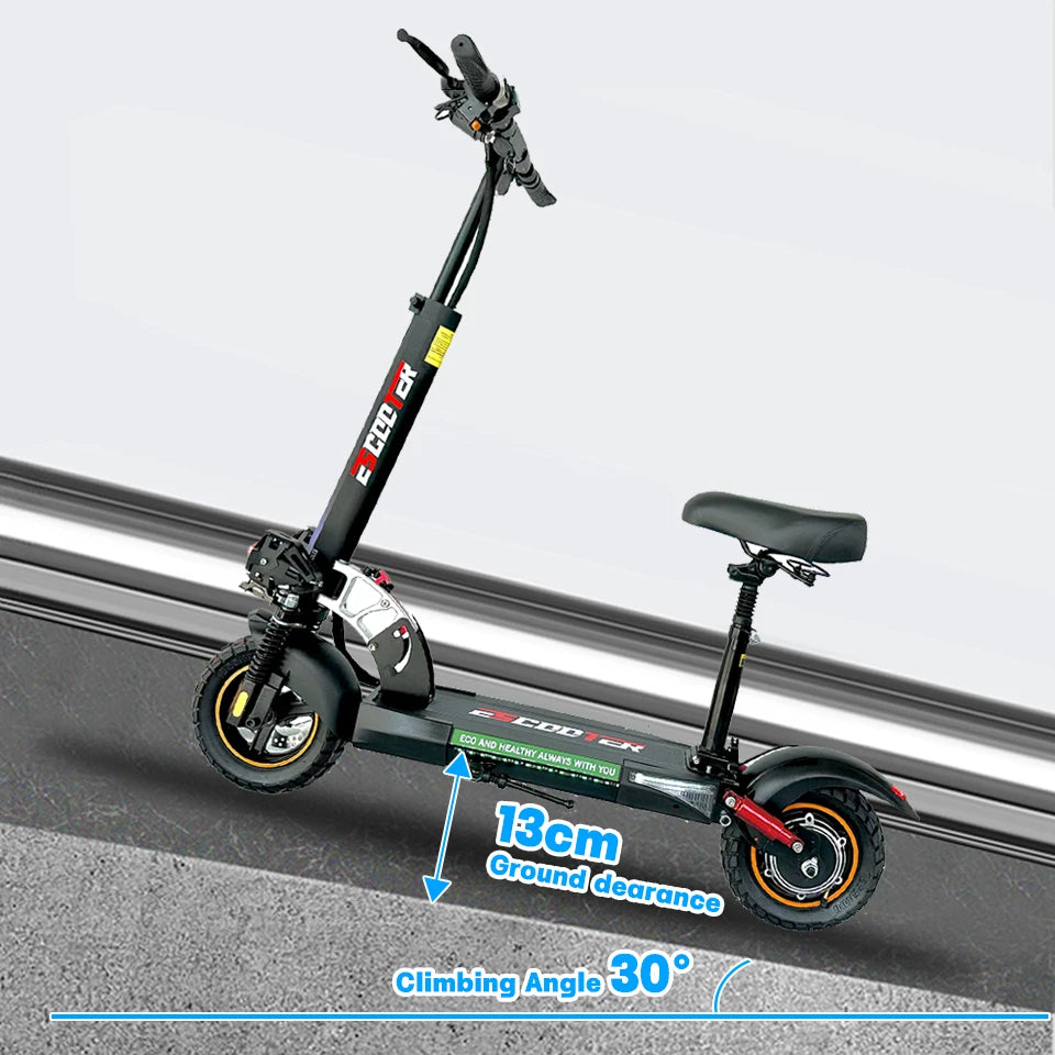 EU US Warehouse Electric Scooter 48V 800W Long Range 40 To 60km Lightweight