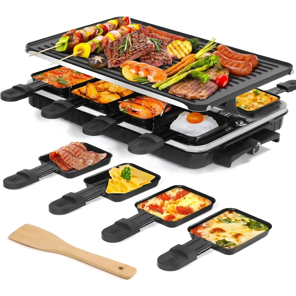 Raclette Grill Indoor Smokeless Korean BBQ Table 2 In 1