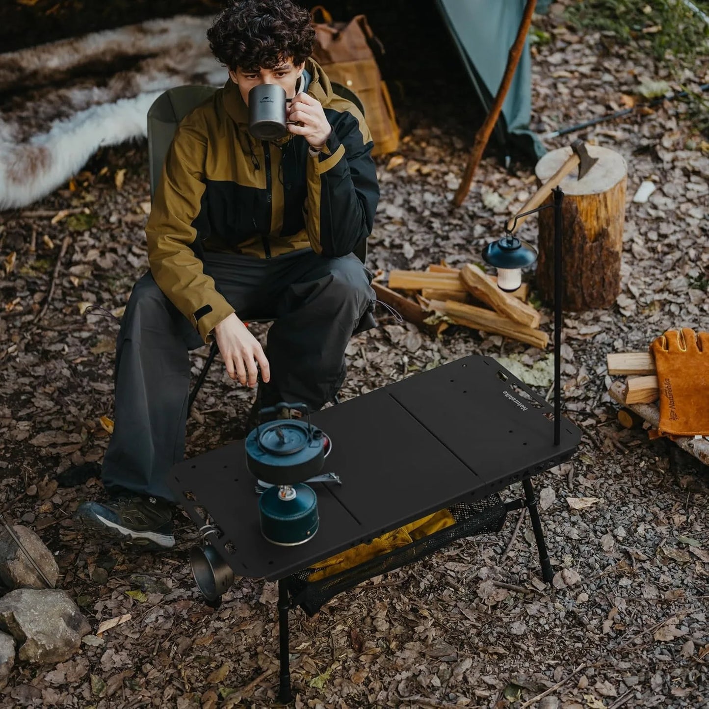 Naturehike H02 IGT Folding Table Camping Tactical Desk Height Adjustable