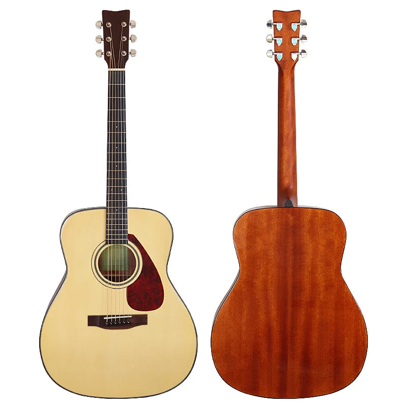 40 Inch 6 String Electric Acoustic Guitar Natural Brown Solid Spruce Top