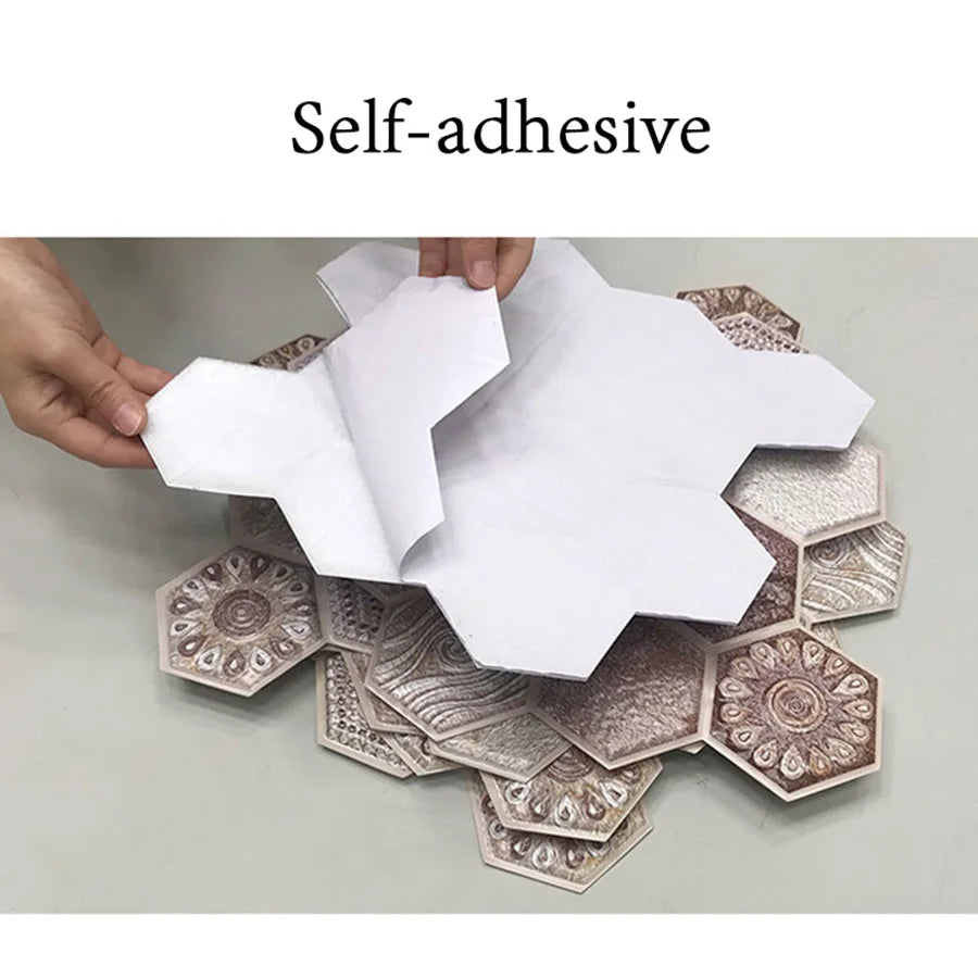 Self Adhesive Vinyl Wall Stickers Abstract Pattern 30x28cm