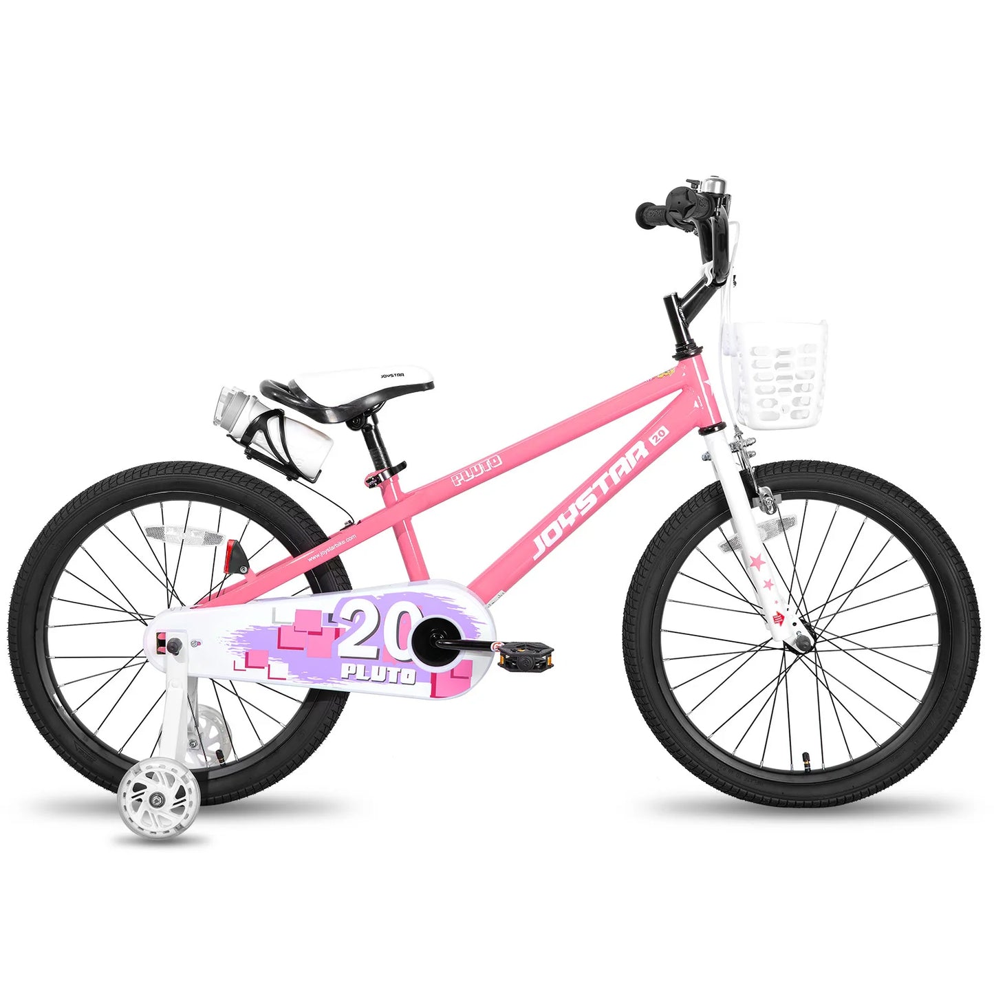 JOYSTAR 12 14 16 18 20 Kids Bike With Light Up Training Wheels For Ages 3 To 12