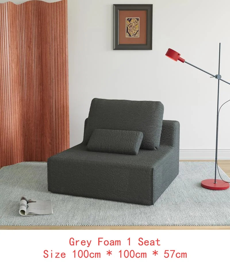 Oversized Modular Sectional Sofa, Luxury Boucle Couch Set, Convertible Compressed Sofa with Spacious Foam Filling for Living