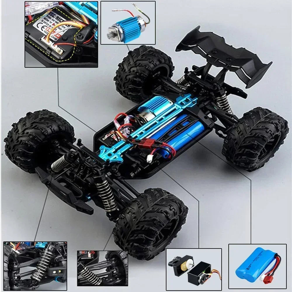 WLtoys One Sixteen Scale RC Car 50kmh High Speed 4WD Off Road Monster Truck