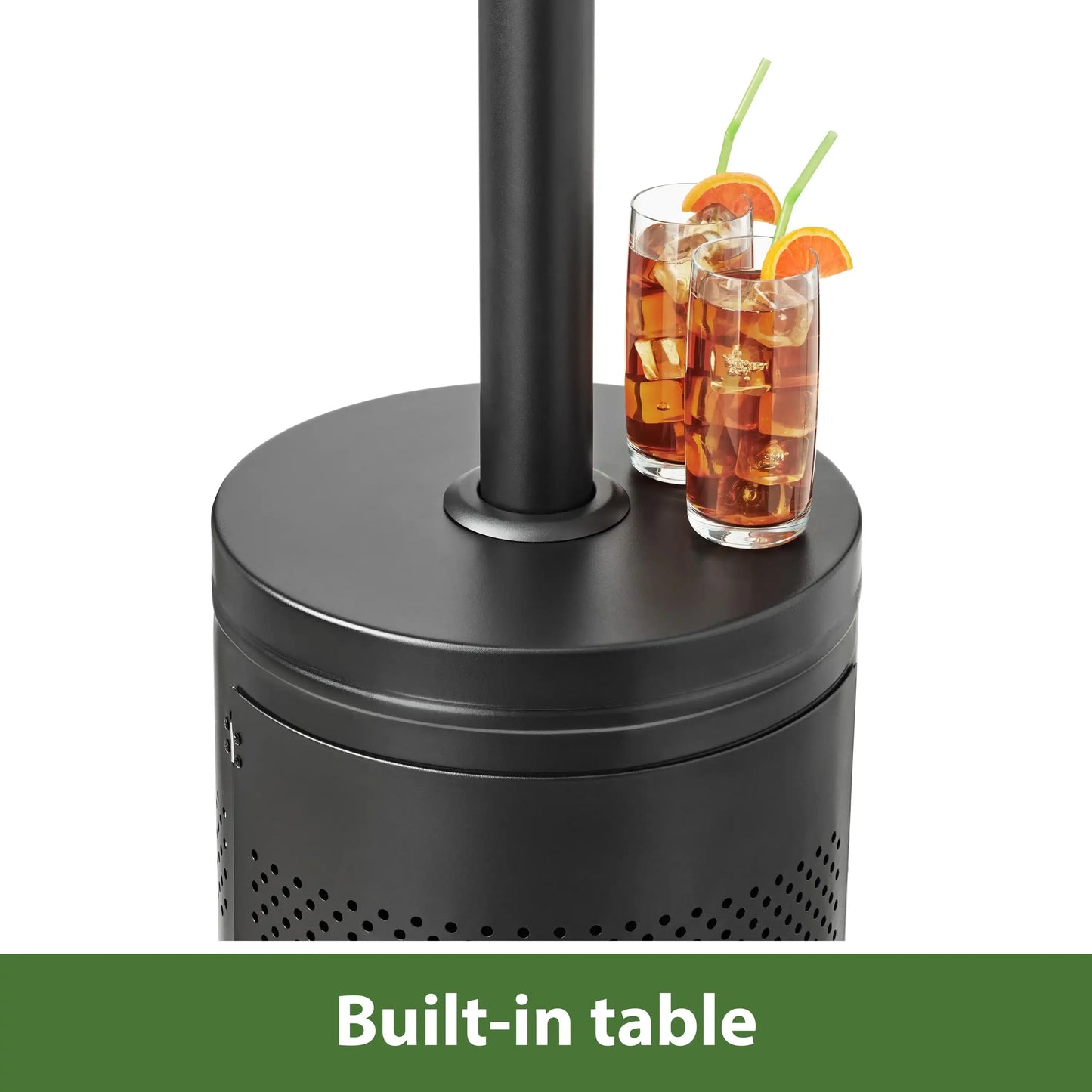 48000 BTU Propane Outdoor Freestanding Patio Heater Black
