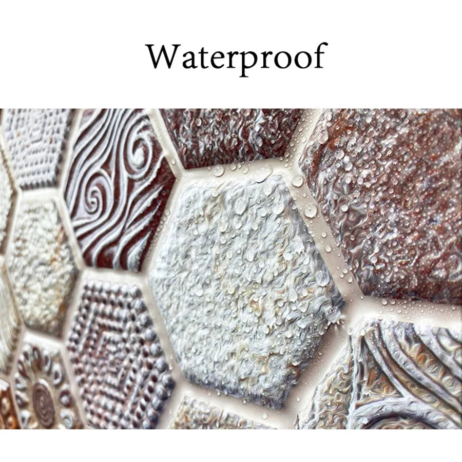 Self Adhesive Vinyl Wall Stickers Abstract Pattern 30x28cm