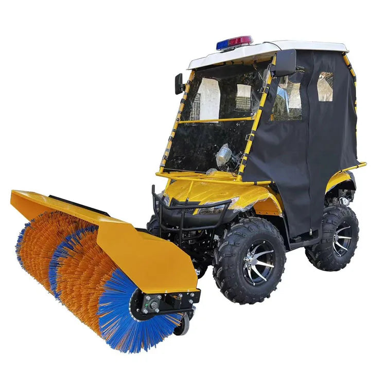 Ride-on Snowplow High-quality Rotary Snowplow, Multi-purpose Road Cleaning Equipment Snowplow