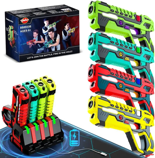 VATOS Infrared Laser Tag Guns Set Toy Pistol Battle For Boys