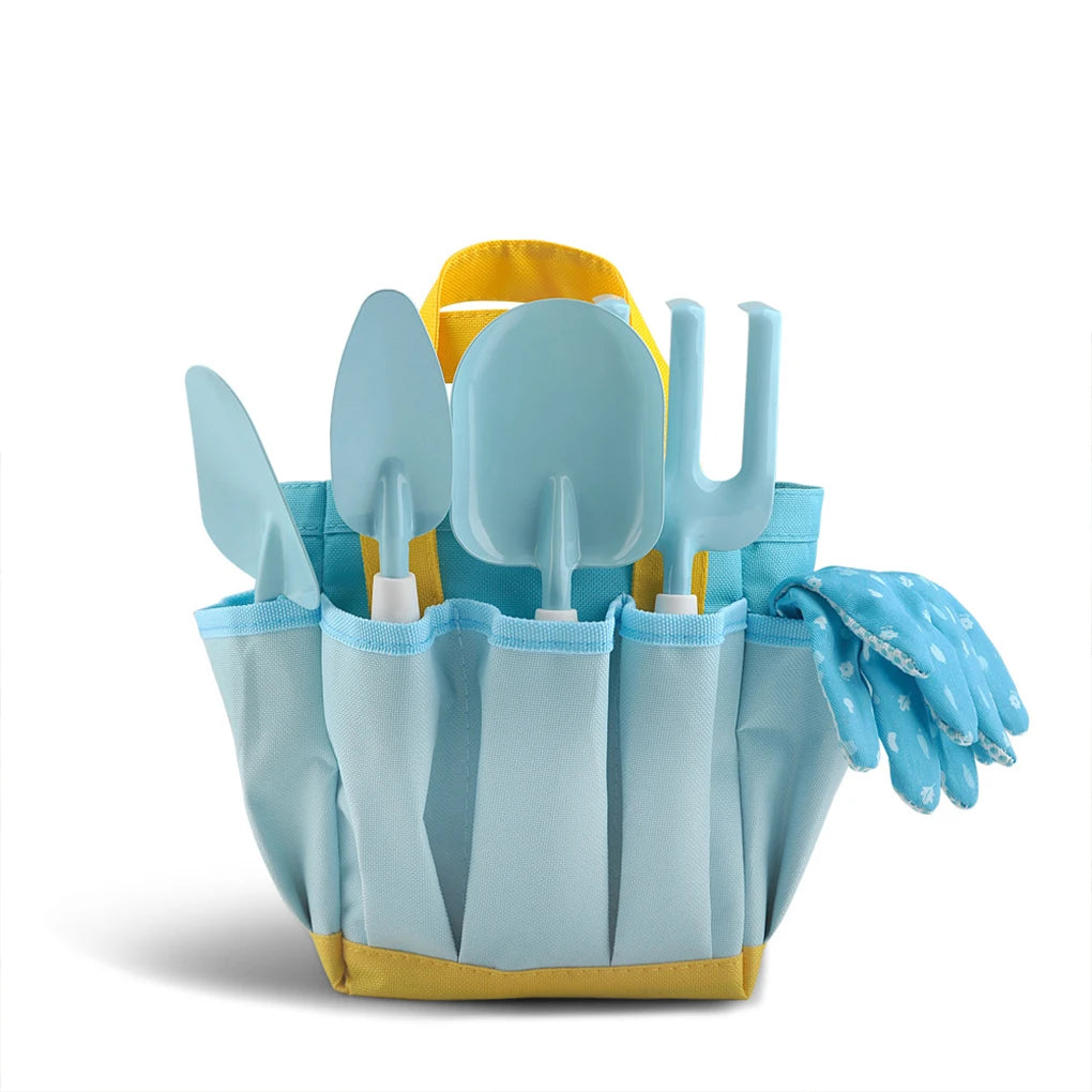 Children Garden Tool Set to Develop Child Imagination and Physical Activity With Shovel,Rake Watering Can Protective Apron