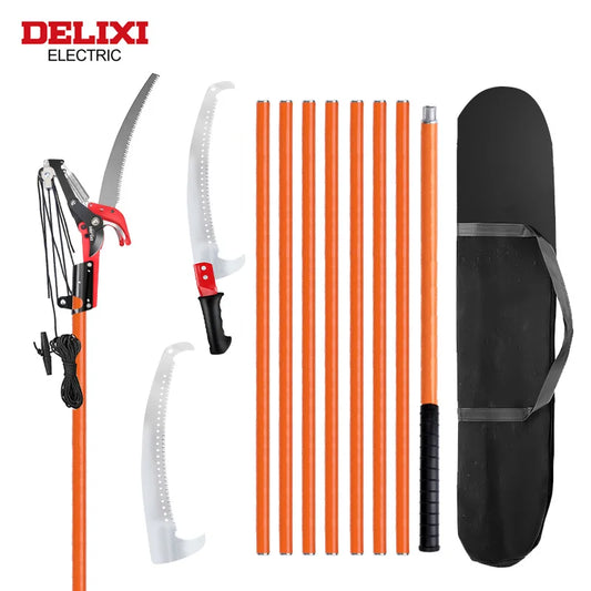 Delixi Electric Telescopic Saw 9 To 26 Ft Pruning Tool