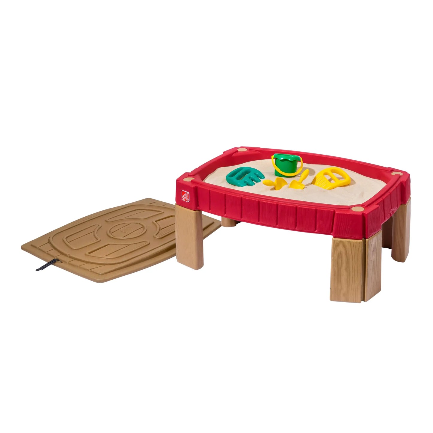 Toddler Outdoor Sand Activity Table With 5 Piece Accessory Kit