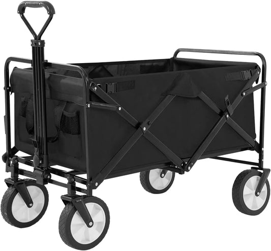 39 Inch Collapsible Wagon Folding Garden Cart 330 Lbs