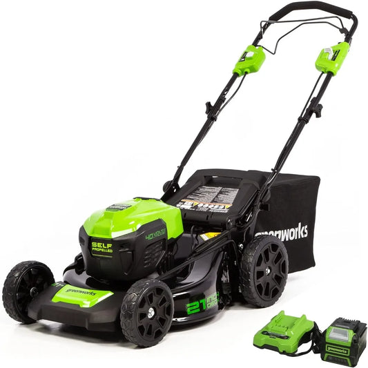 40V 21 Inch Brushless Self Propelled Cordless Lawn Mower