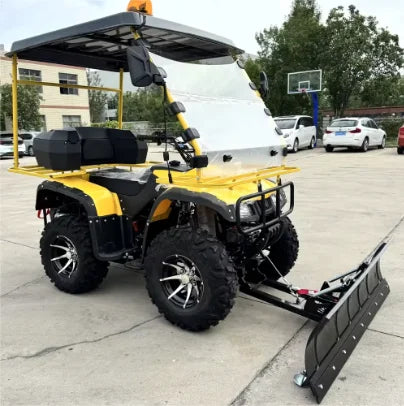 Ride-on Snowplow High-quality Rotary Snowplow, Multi-purpose Road Cleaning Equipment Snowplow