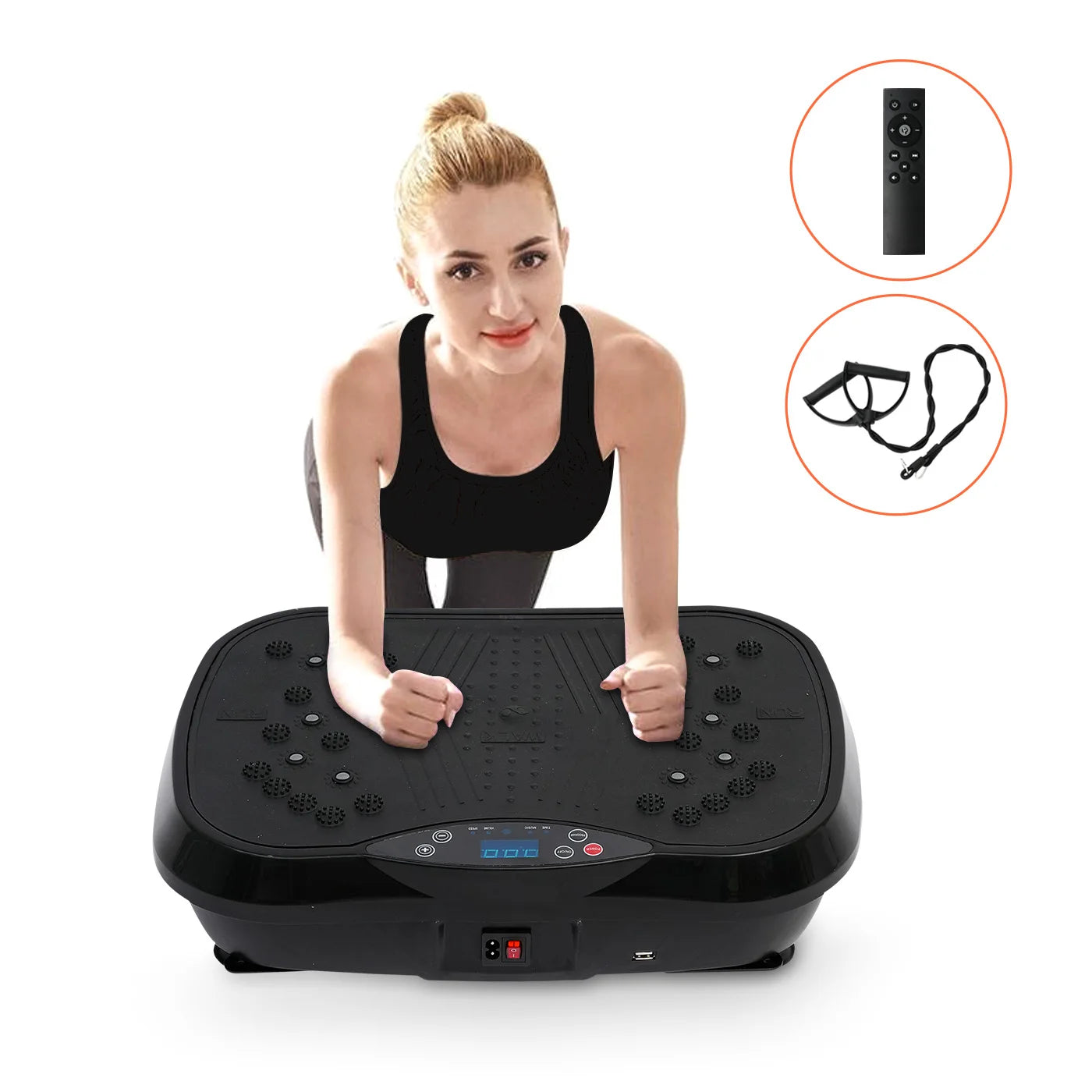 Vibration Plate Exercise Machine Fat Burning Home Fitness Equipment Portable